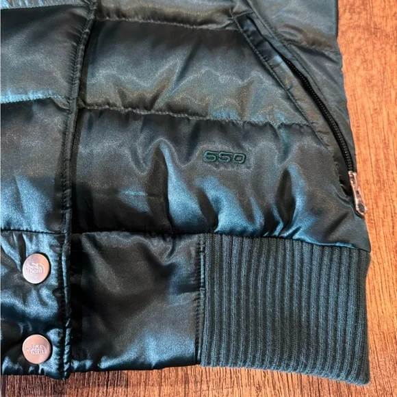 The North Face Oh Snap Deep Teal Down Puffer Vest S - Picture 3 of 8
